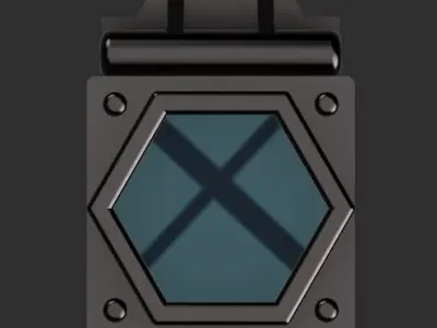 Resident Evil 4 - Leon Kennedy flashlight 3D print model