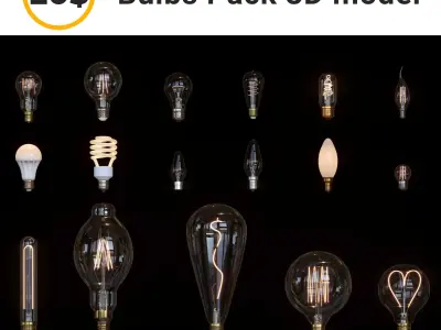 Edison  Bulb 3D model