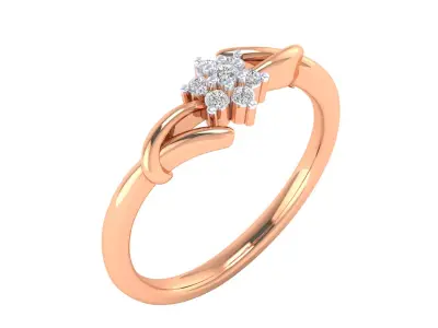 Women Ring Render 3dm STL MTL SLC JCD OBJ FBX Details 3D print model 18