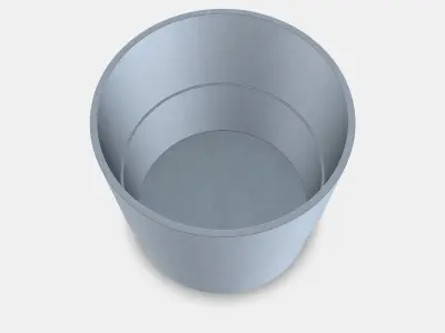 NYPON Plant pot 2 Low-poly 3D model