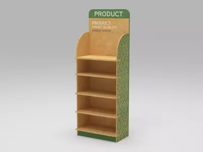 product shelves 3D model
