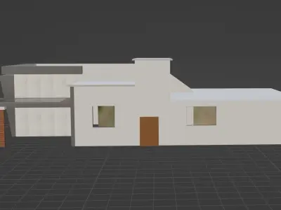 Modern House Free 3D model 10