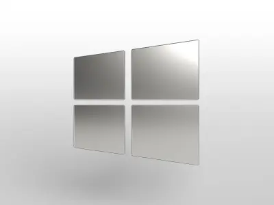 Windows 10 Logo v1 004 Free low-poly 3D model