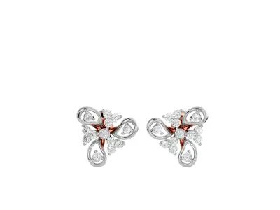 Light Minimalist Diamond Ring Earrings Pendant Set 3D print model