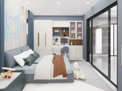 Kids Bedroom Interior 3D model