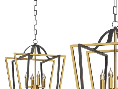 Bridgette Pendant By Elk Home  3D model