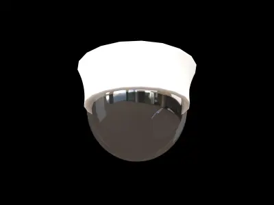 CCTV Camera v2 001 Low-poly 3D model