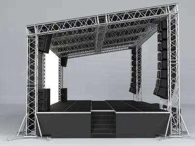 Concert Stage 06 3D model