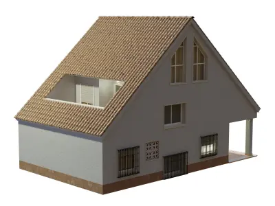 HOUSE - Barraca Valenciana Style 3D model