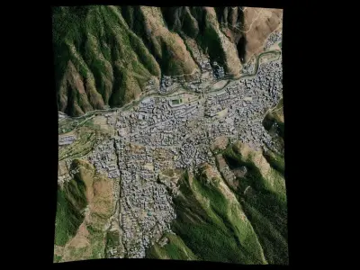 Thimphu - Bhutan 3D model