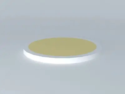 Spot 3 circular led light Free 3D model