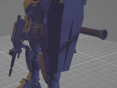 RX-78-2 Gundam  3D print model 3D print model