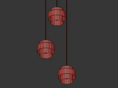 Truvor Chandelier 3D model