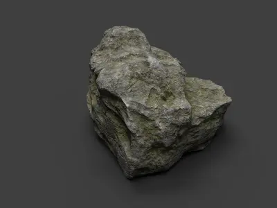 Rock 3-1 Low-poly 3D model