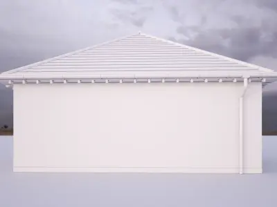 British House Bosc Garage GT 2D 3D model