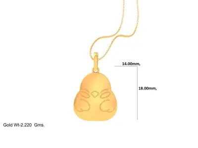 Kids Pendant - 47 3D print model