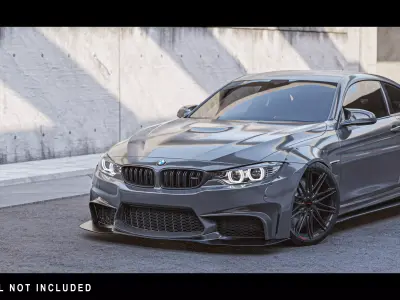 Underground Parking Low-poly 3D model