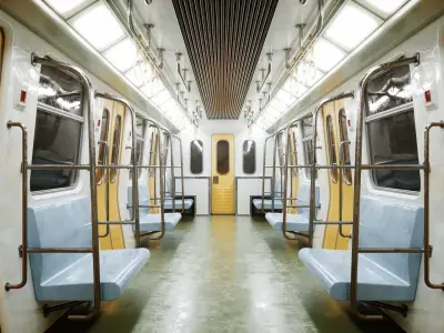 Metro Pack Low-poly 3D model