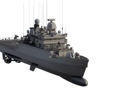 GREEK NAVY MULTIPURPOSE MISSILE BOAT 3D model
