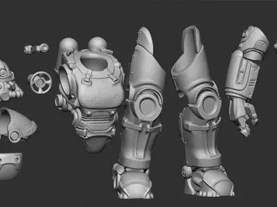 Fallout Armor - 3D Printing 3D print model
