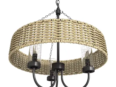 Progress Lighting Pembroke three light chandelier 3D model