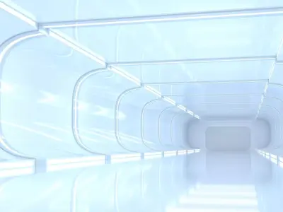 Sci-Fi Futuristic Corridor 3D model