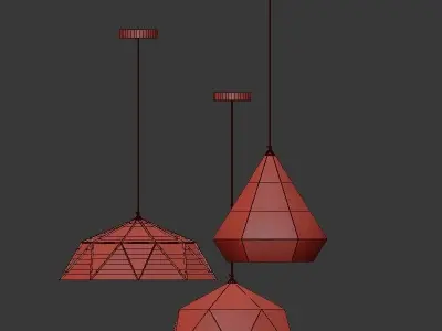 Alcor Hanging lamp by Romatti 3D model