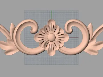 Artcam Aspire 3D relief models STL Files used for CNC E600 3D model