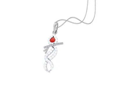 Shree krishna Flute Spiritual Pendant 3D print model