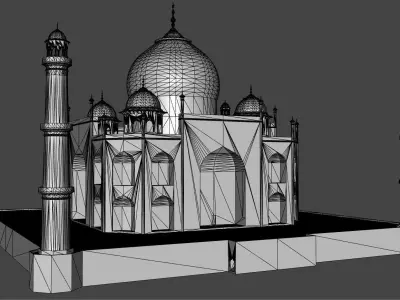 Taj Mahal 3D model