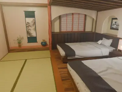 Ryokan guest room 3D model