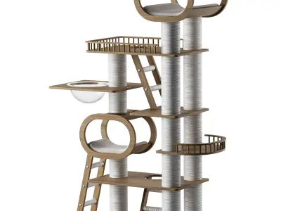 Feline Funhouse 03 3D model