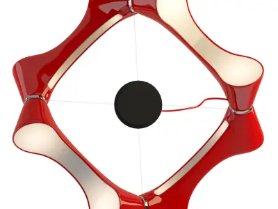 Chandelier Mantra  1542 Ora Rojo 3D model