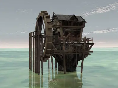 Swamp House 3D model