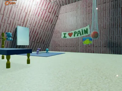 SpongeBob Pineapple House Complete with Inside 3D model