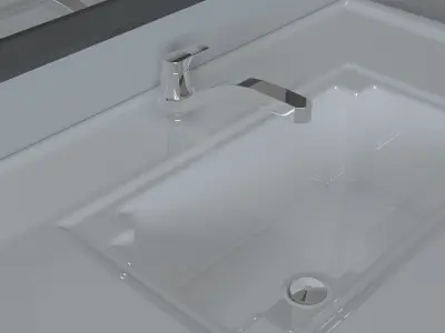 Bath cabinet 3D model