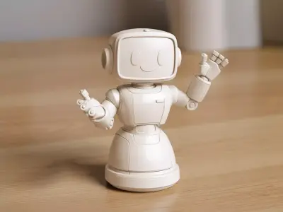 Friendly Robot 3D Printable 3D print model