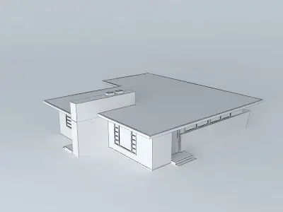 Retro House Free 3D model