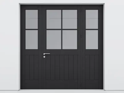 Aluminium door 162 3D model