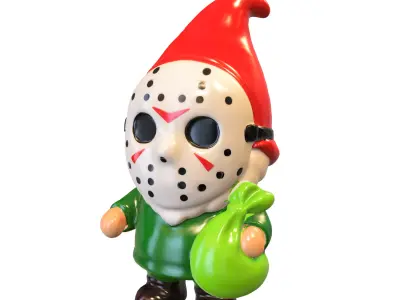 Santa noel pack festive Low-poly 3D model