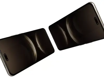 Huawei nova 14 Ultra Floating Light Gold High Poly 3D model