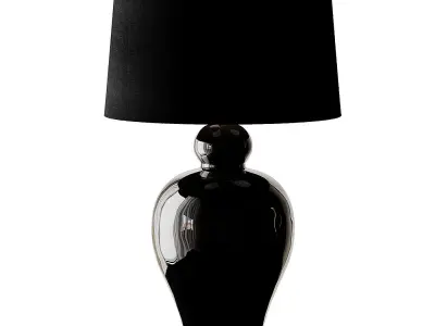 Kalvin Black Table Lamp from Hills Interiors 3D model