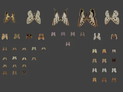 Trees and Bushes Pack Optimized Low-Poly Nature Assets Low-poly 3D model