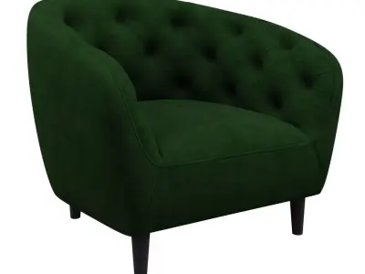 Ria Vic 2 seater quilted sofa Actona 3D model