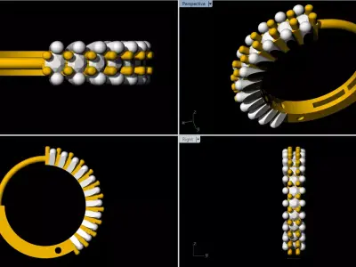 Ear Rings - Bali  Free 3D print model