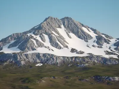 Atlas - 3D Rocky Mountain 01 3D model