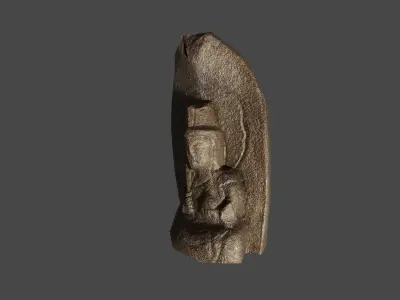 Antique Kannon 3D Model 3D model