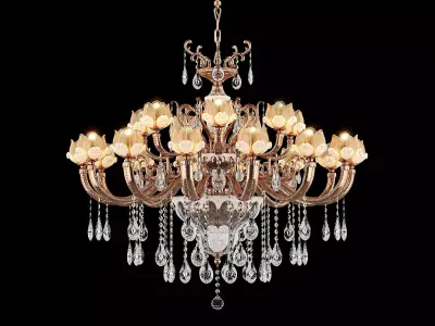 MD 6806-14-7 Osgona Chandelier 3D model