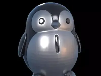 Penguin Bank 3D print model