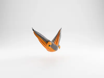 Camping Hammock 03 4K PBR Low-poly 3D model